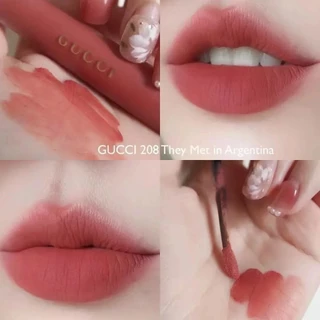 💎COD&แท้🎀ส่งในกรุงเทพฯ Gucci Rouge a levres liquid matte lip colour 6.5 ml #208 #203 #413 #505 #521 #25 #114 #311
