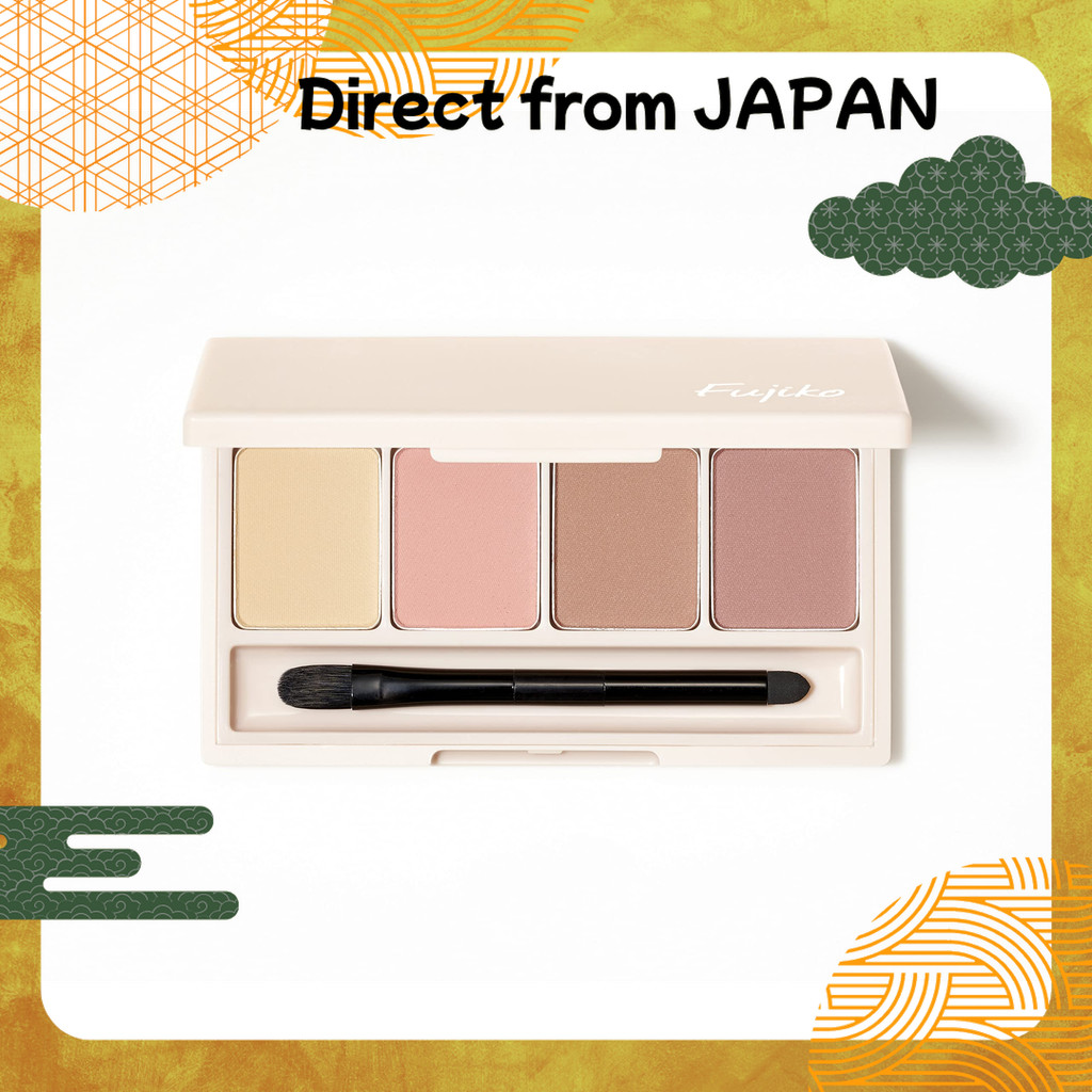 [Fujiko แท้จากญี่ปุ่น] พาเลตต์อายแชโดว์และคิ้ว 4 เฉดสี ฟินิชแมตต์และชิมเมอร์ เพิ่มมิติให้ดวงตา (02 M