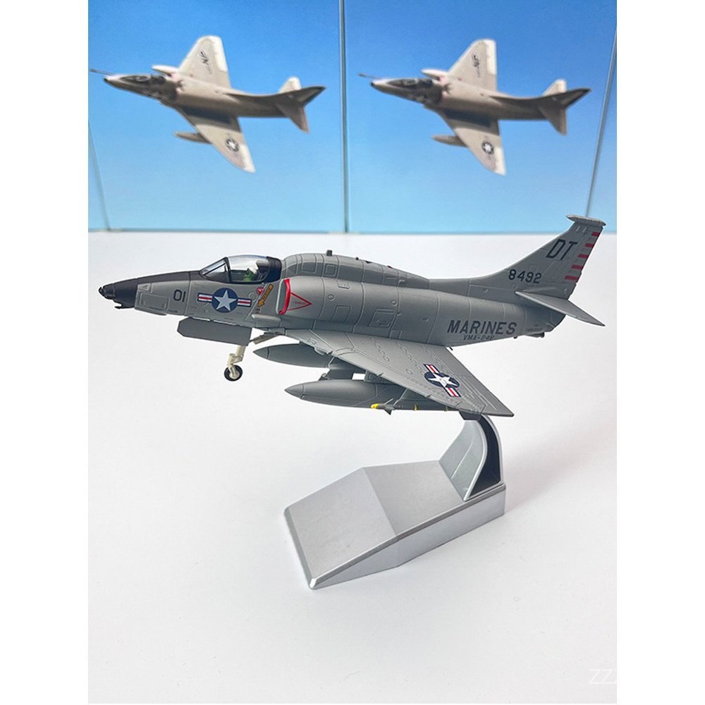 1/72 Marine Corps A-4 Skyhawk เครื่องบินโจมตี A4 Fighter รุ่นทหารจําลองเครื่องประดับ