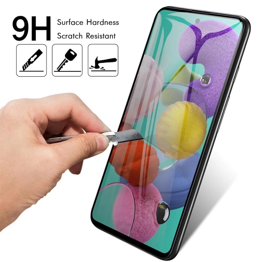 ฟิล์มกระจก ขอบกาว ใส กันมอง สแกนนิ้ว Reno8T Reno10 V27 S22 ultra S23 ultra