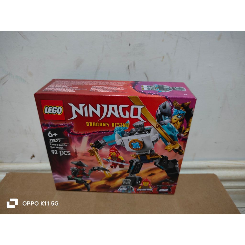 ninjago เลโก้ LEGO LEGO Phantom Ninja Series 71827 Like Fighting Mecha ของเล่นบล็อกตัวต่อเพื่อการศึก