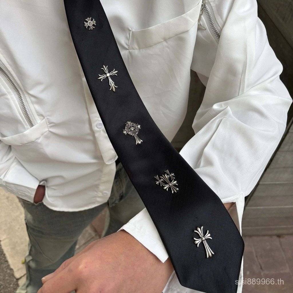 Tie/Bow Tie/Punk Style Cross Tie/เสื้อUnisex Bow Tie