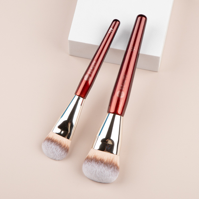 แปรงแต่งหน้า Cangzhou BK แปรงแต่งหน้า แปรงรองพื้น แปรงมาส์ก แปรงคอนซีลเลอร์ 109-101 ผมตรง LMAA