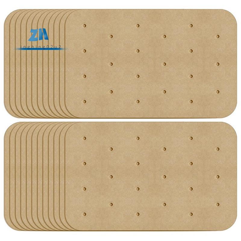 200 ชิ้น Air Fryer กระดาษ Air Hole Air Fryer Parchment กระดาษสําหรับ DZ201, DZ401 Dual Air Fryer อุป