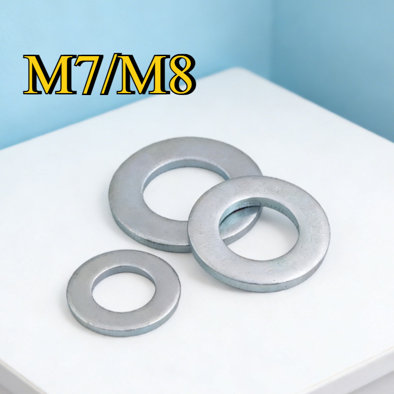 [FGH-G1] แหวนอีแปะ แหวนรอง น็อตสกรู เคลือบสังกะสีสีขาว M7/M8