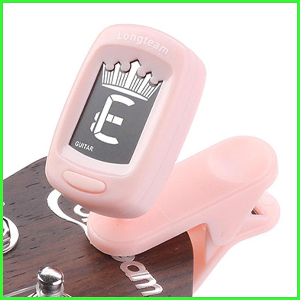 Clip on Tuner แบตเตอรี่ขับเคลื่อน Ukulele Digital Clip on Tuner เริ่มต้น Stringed Instrument Tuner ส