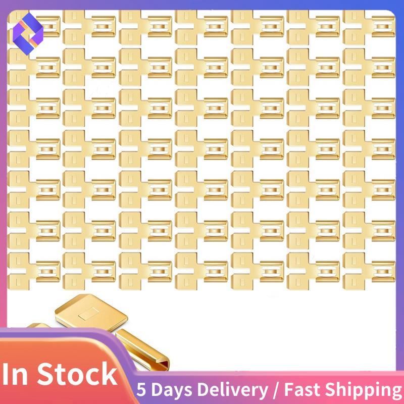 50 ชิ้น Double Piggyback Spade Connector ตัดการเชื่อมต่ออย่างรวดเร็ว 2 ทิศทางสายไฟอะแดปเตอร์ยานยนต์ 