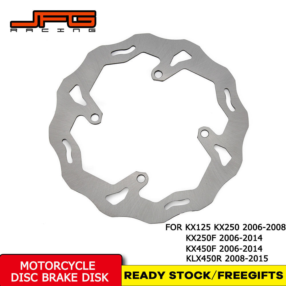 รถจักรยานยนต์ 250 มม.ด้านหน้า MX หยักเบรคโรเตอร์สําหรับ KAWASAKI KX125 KX250 KX250F KX450F KLX450R K