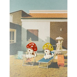 Tagi. Mushroom Popcorn Hairpin Cute Hair Accessories กิ๊บติดผมรูปเห็ดป๊อปคอร์น กิ๊บติดผม