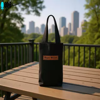 ผ้าใบที่วางแก้วกระเป๋าแบบพกพา Tote สําหรับกระติกน้ําร้อนขวดน้ําร่ม Universal อุปกรณ์เสริมกลางแจ้ง