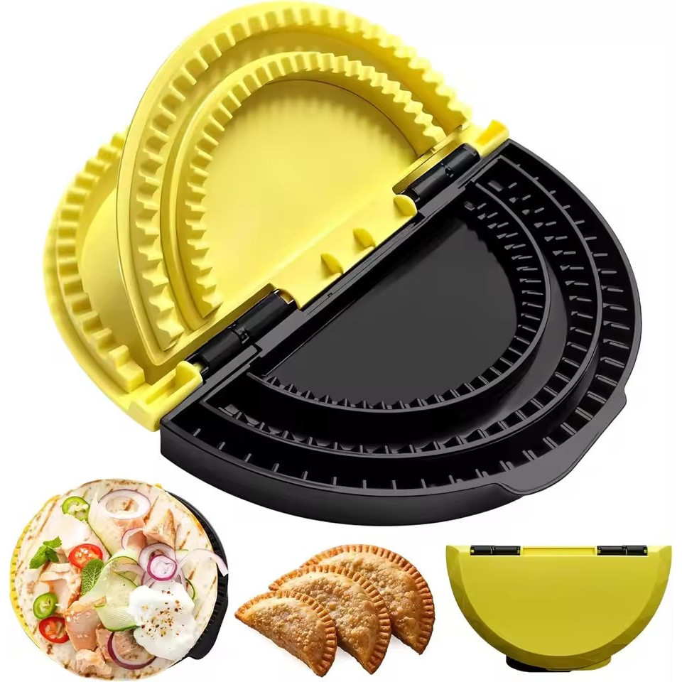 3-in-1 Tortilla Sealer, Tacos Tortilla Crimper Maker, ปรับขนาดได้, สําหรับขนาด 6"-10" Crust, Make Se