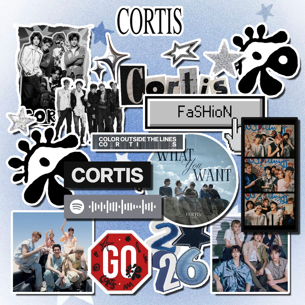 19 ชิ้น CORTIS สติกเกอร์ Band Pack | สติ๊กเกอร์กันน้ําป้องกันการจางหาย