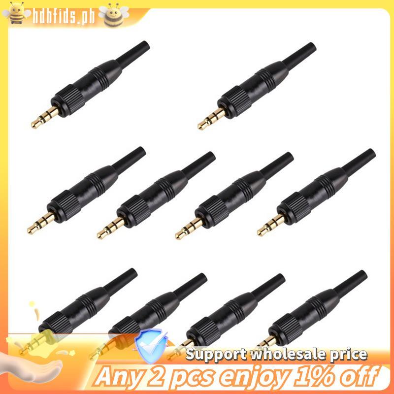 -10 ชิ้น 3.5 มิลลิเมตรสเตอริโอสกรูล็อคเสียงเชื่อมต่อล็อคสําหรับ Audio2000S Mic ปลั๊กอะไหล่อะแดปเตอร์