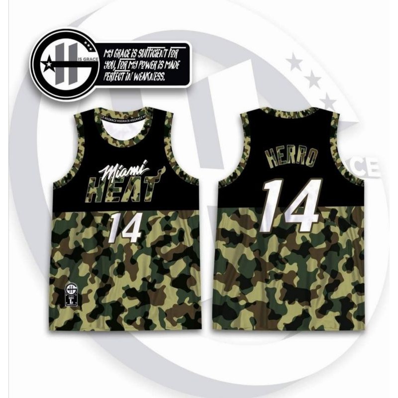 CAMOUFLAGE MIAMI HEAT HG JERSEY