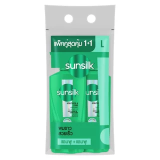 Sunsilk ซันซิล แชมพู เฮลธีเออร์ แอนด์ ลอง แอคทีฟ-อินฟิวส์ชั่น 325 มล.แพ็คคู่