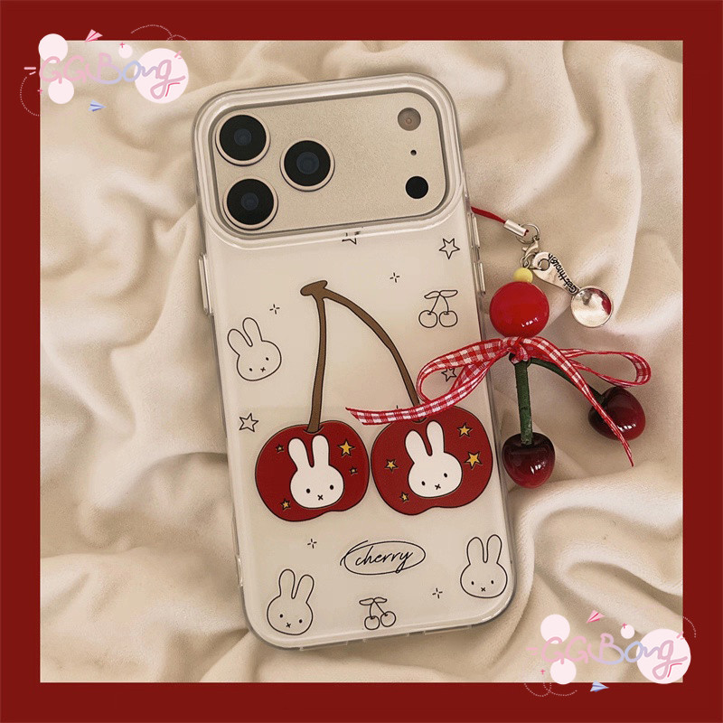 เคสไอโฟน17 16 สำหรับ IPhone 16 17 13 15 Air 11 14 12 Pro Max 15 7 8 14 16 Plus เคส IMD มิฟฟี่ เชอร์รี่ น่ารัก