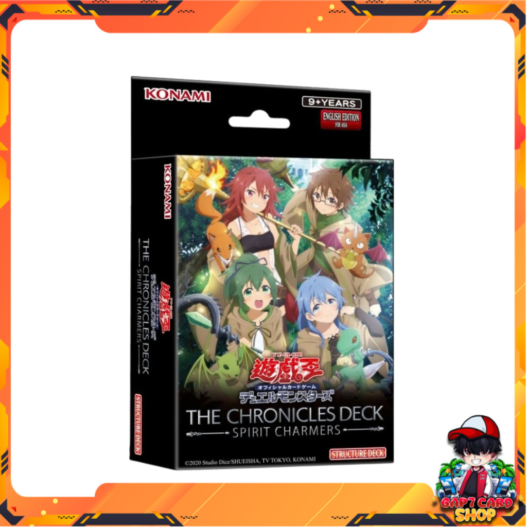 [ พร้อมส่ง ] เด็คการ์ดยูกิโอ! Yu-Gi-Oh! Card Game Chronicles Deck - Spirit Charmers (CH02-AE) (p2)
