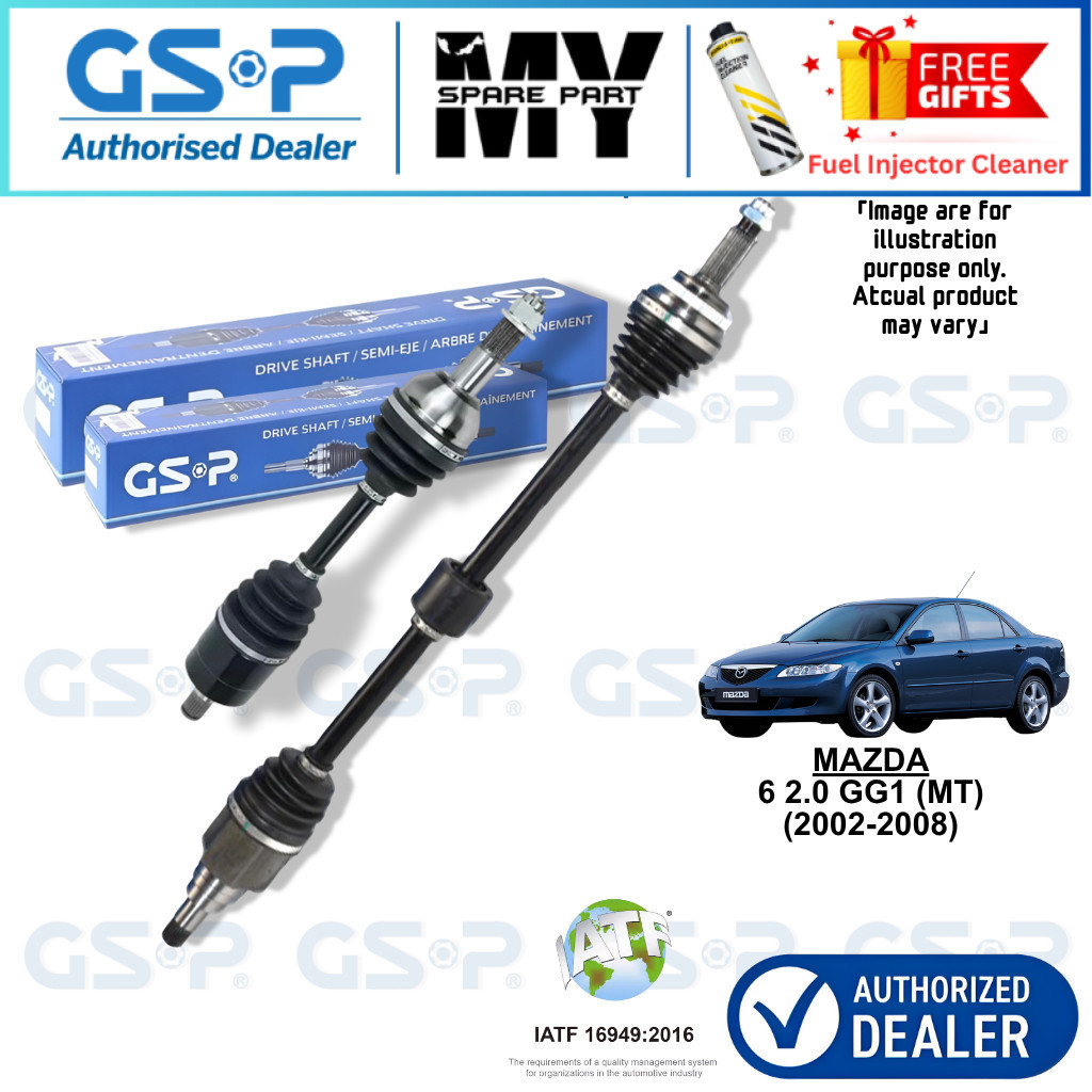 - - GSP DRIVE SHAFT FOR MAZDA 6 2.0 GG1 (MANUAL)