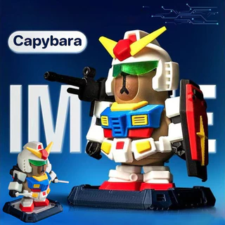 Capybara ชุดของเล่นแม่เหล็กเกมใหม่อุปกรณ์ต่อพ่วงตกแต่งตกแต่ง ของเล่นแม่เหล็ก