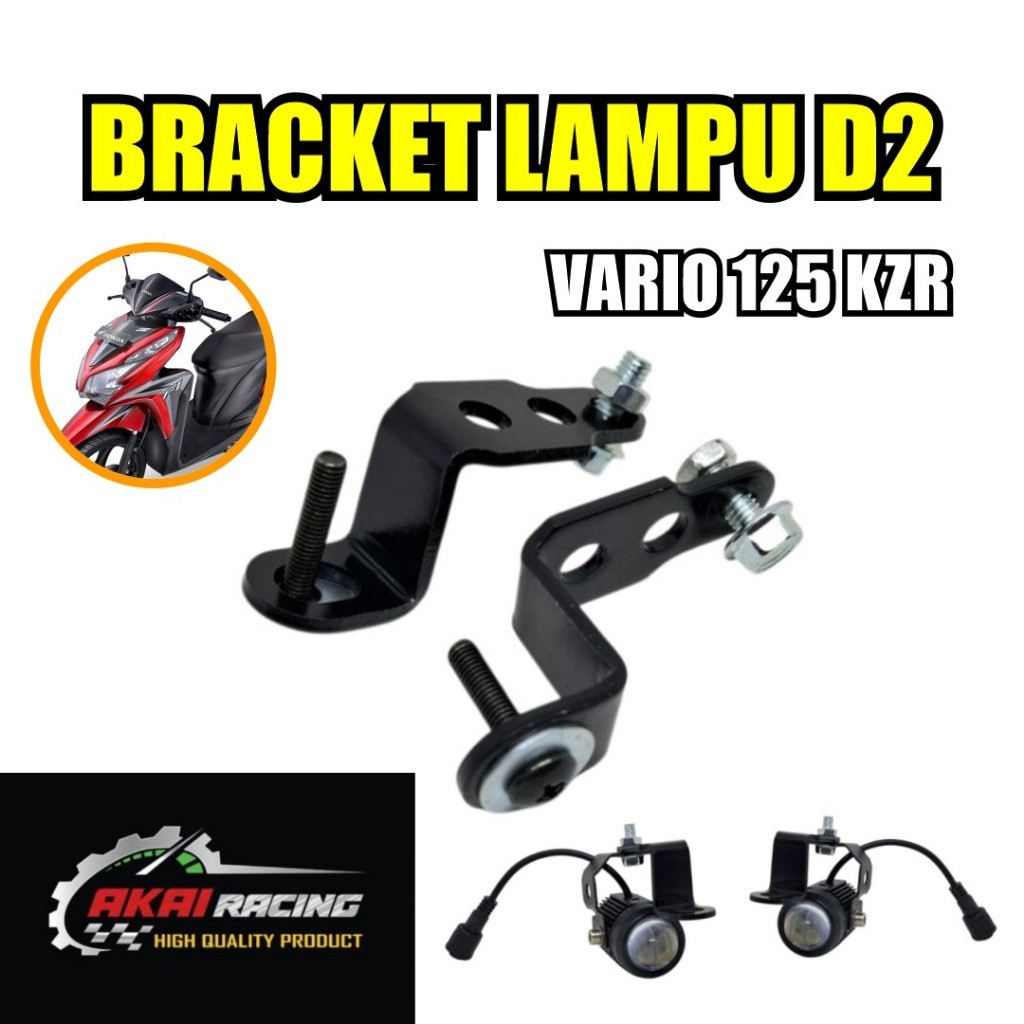 D2 ขายึดไฟสปอร์ตไลท์มอเตอร์ไซค์สําหรับ Vario 125 KZR