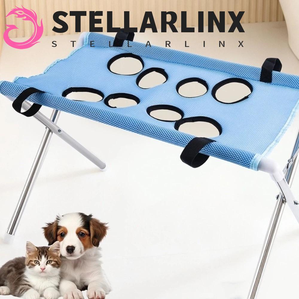 STELLARLINX Puppy Nail Clipping Holder,ที่ถอดออกได้ปรับ Pet Grooming Hammock,Professional Support Fr