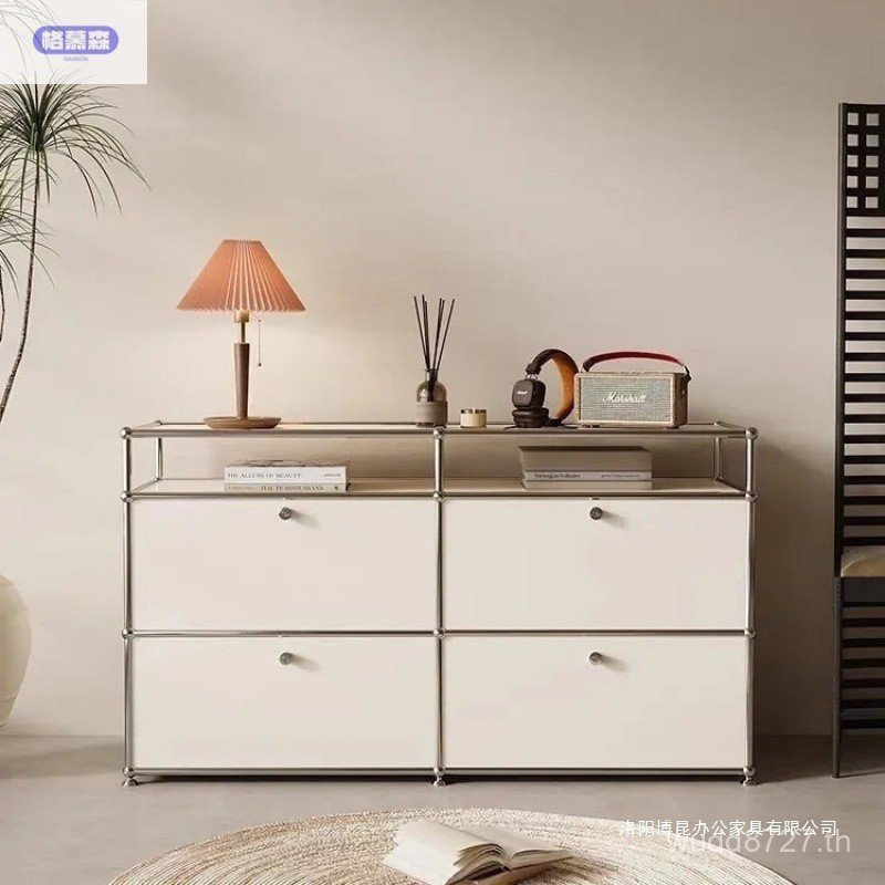 Douge ตู้ด้านข้าง Forest Dining Storage Nordic ตู้ Luxury Storage ตู้ทีวียุคกลาง Muqing Locker สแตนเ