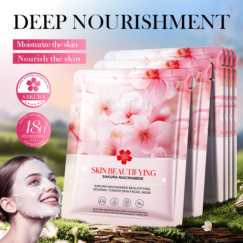 Mask SADOER SADOER Cherry Blossom Niacinamide Whitening Nourishing Skin Rejuvenating Mask FWM5