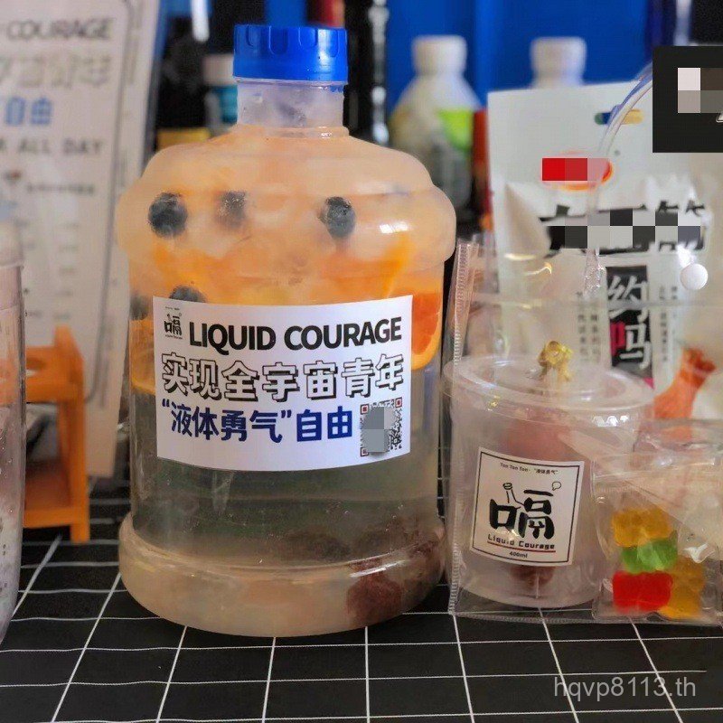 ถังค็อกเทล Cola Ton Bottle ผู้ผลิต Barrel Online Disposable Plastic Up Takeaway Tonton Ton Packing B