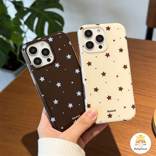 เหมาะสำหรับ IPhone 14 13 17 16 12 15 11 Pro Max 15 Plus 14 Plus 16 Plus เคสโทรศัพท์ลายดาวเรียบง่ายใช้ในชีวิตประจำวัน