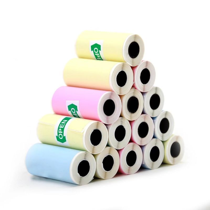 57x25相纸儿童相机纸拍立得贴纸勋辰57mm打印纸热敏纸57*30不干胶2.357x25 Photo Paper Children's Camera Paper Polaroid Sticker X