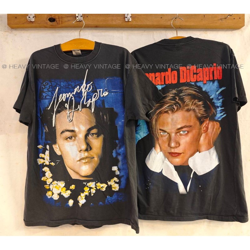 Leonardo Dicaprio Bio Wash งานยุโรป มีตะเข็บข้าง  heavy vintage shirt
