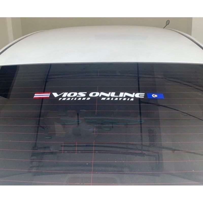 (Ready Stock)S31# Vios Online Thailand Malaysia Vinyl Decal Stickerrefitauto parts ของแต่งรถ