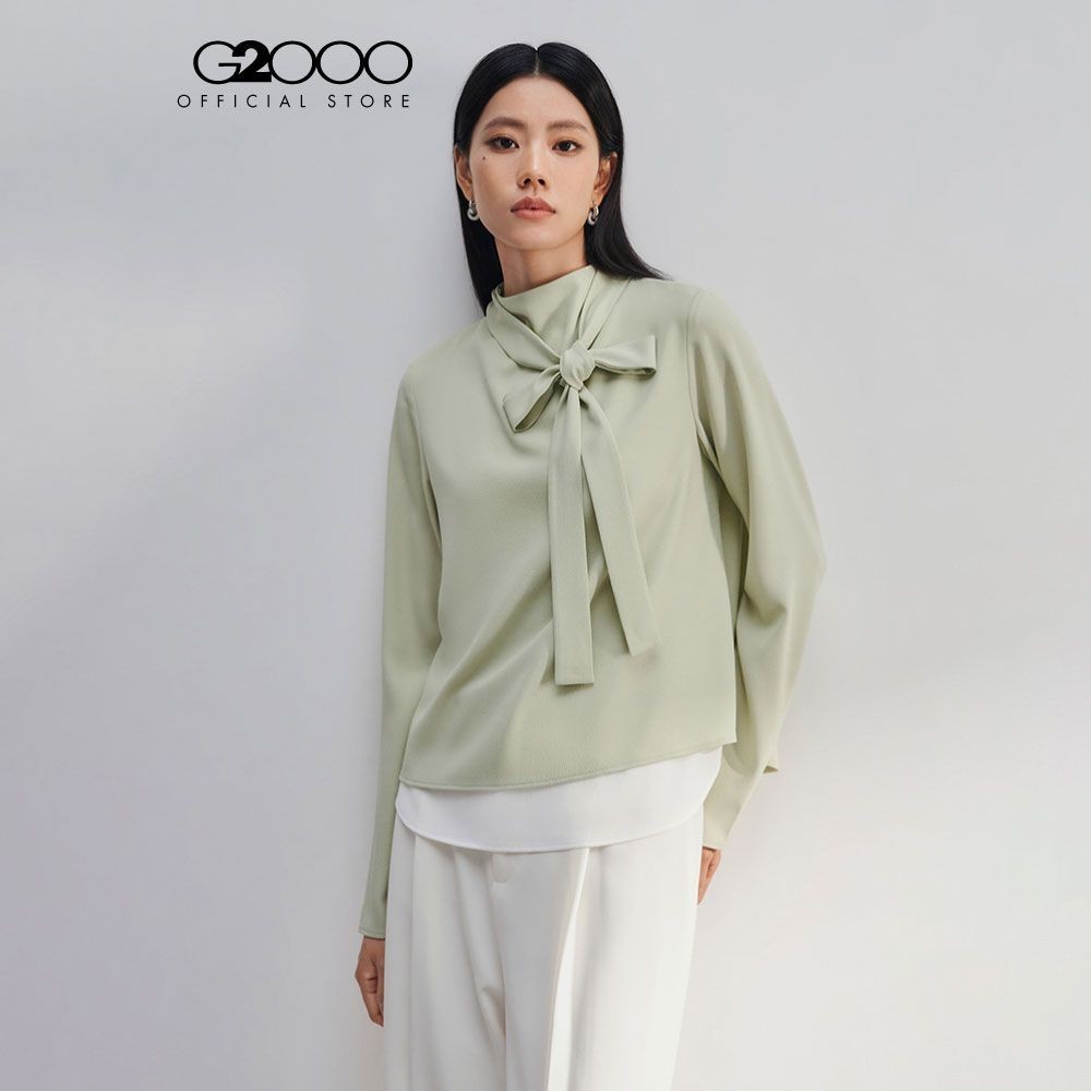 G2000 เสื้อเบลาส์สำหรับผู้หญิง ทรง Regular Fit รุ่น 4624123150 GREEN