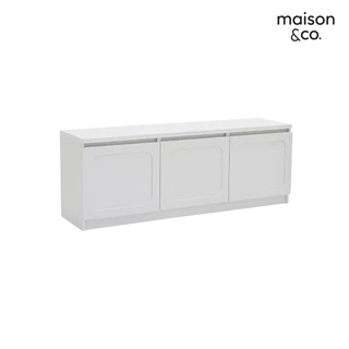 SB Design Square ตู้วางทีวี ขนาด 150 ซม. รุ่น Solla สีขาว (150x40x55 ซม.) แบรนด์ MAISON&CO.