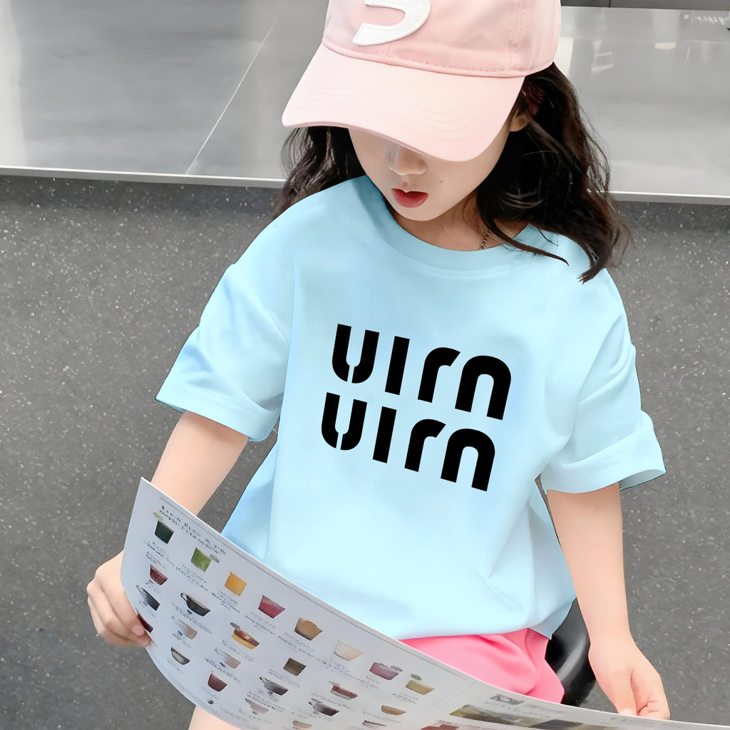 Yout-children เสื้อเด็ก ของเด็ก เสื้อคอกลม cotton ลายพิมพ์ทันสมัย 'UIM' สบายและนุ่ม ระบายอากาศดี