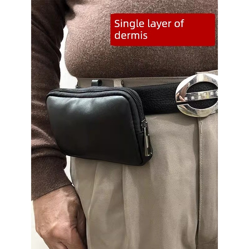 labella กระเป๋า gentlewoman กระเป๋า หนังแท้ของแท้สถานที่ก่อสร้างทํางานผู้สูงอายุแนวนอนกระเป๋าโทรศัพท