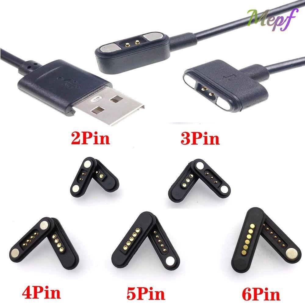 MEPF DC Magnetic Pogo Pin Connector, High Current 2Pin 3Pin 4Pin 5Pin Pogopin Magnetic Connector, กั