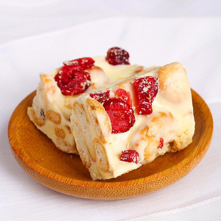 Snowflake Crisp Gourmet Pastry ของว่างทํามือสดชื่น Nougat Snow Crisp Snacks ผู้ผลิตขนมหวาน [SRY]