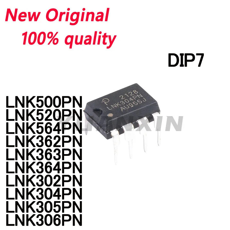 5 ชิ้น LNK500PN LNK520PN LNK564PN LNK362PN LNK363PN LNK364PN LNK302PN LNK304PN LNK305PN LNK306PN DIP