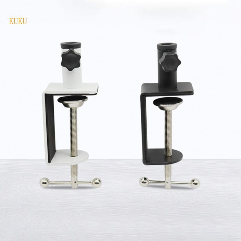 KU* Table Mount Clamp ฐานโลหะคลิปรูปตัว I 35 Cantilever Bracket Boom Arm Clamp ยึดโต๊ะโลหะได้อย่างมี