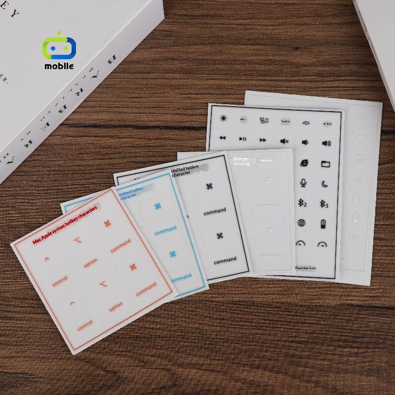 [maygood] ฟิล์มถ่ายโอน Stier Tear-Off พร้อมระบบ Mac Os Hotkey Character Icon Desktopputer Keyboard S