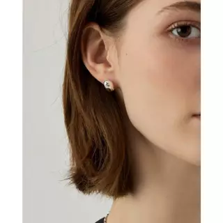 ✨LULU✨ Nari 925 needle (ML-070) ต่างหู ก้านเงิน(S925)