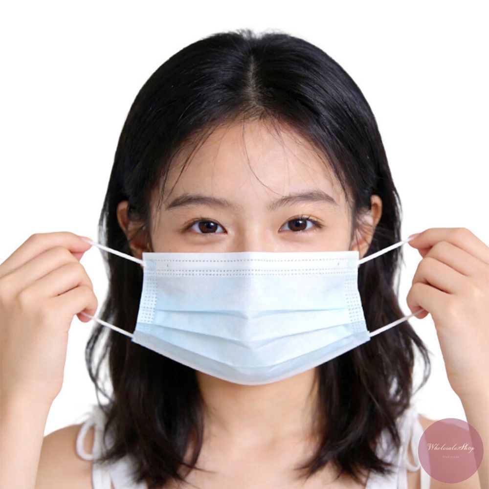 แมสเด็กและผู้ใหญ่ หน้ากากอนามัย กล่อง 50 แผ่น หลากหลายสี สวมใส่สบาย (ดำ/ขาว/เขียว/ฟ้า) - รูปที่ 6