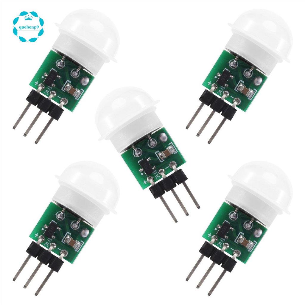 AM312 PIR Sensor,5 Pack PIR Motion Sensor กลางแจ้ง Mini Pyroelectric อินฟราเรด PIR Human IR Sensor โ