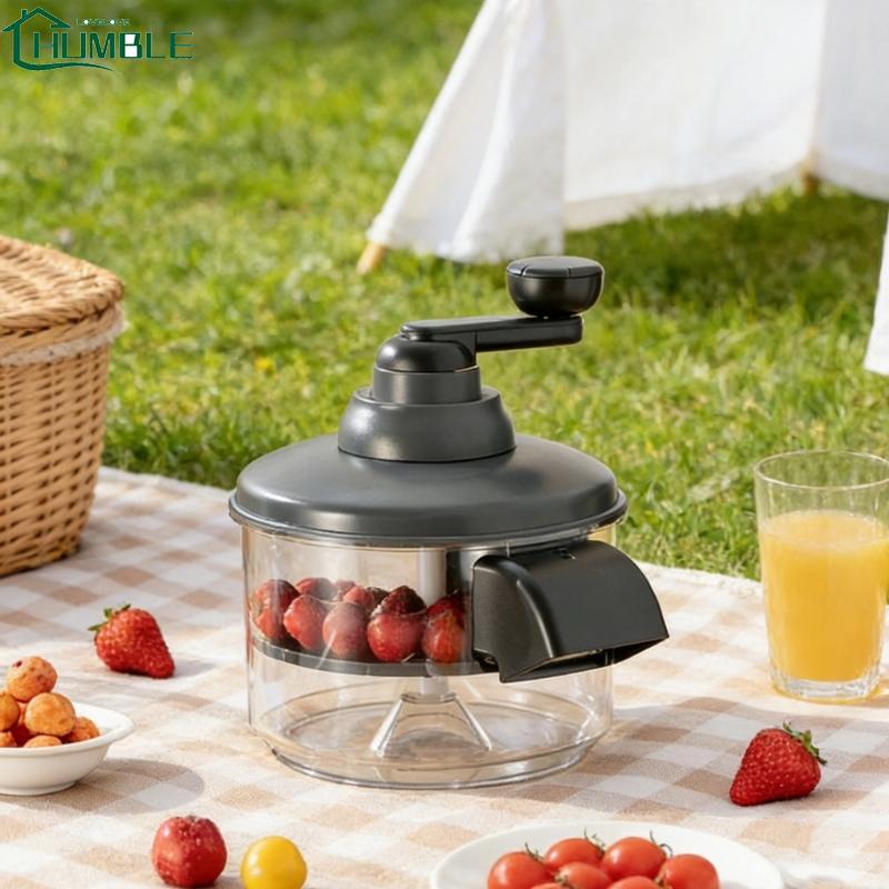 Humble Hand Crank เครื่องกําจัดผิวหนังกระเทียมพร้อมที่จับที่สมบูรณ์แบบสําหรับปอกเปลือกผลไม้