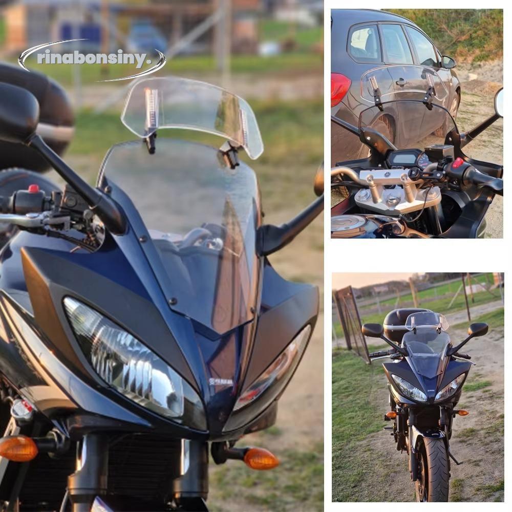 RINABONSINY กระจกรถจักรยานยนต์, Deflector ปรับกระจก,ปรับ Clamp-On Air Deflector สําหรับ Africa Twin 