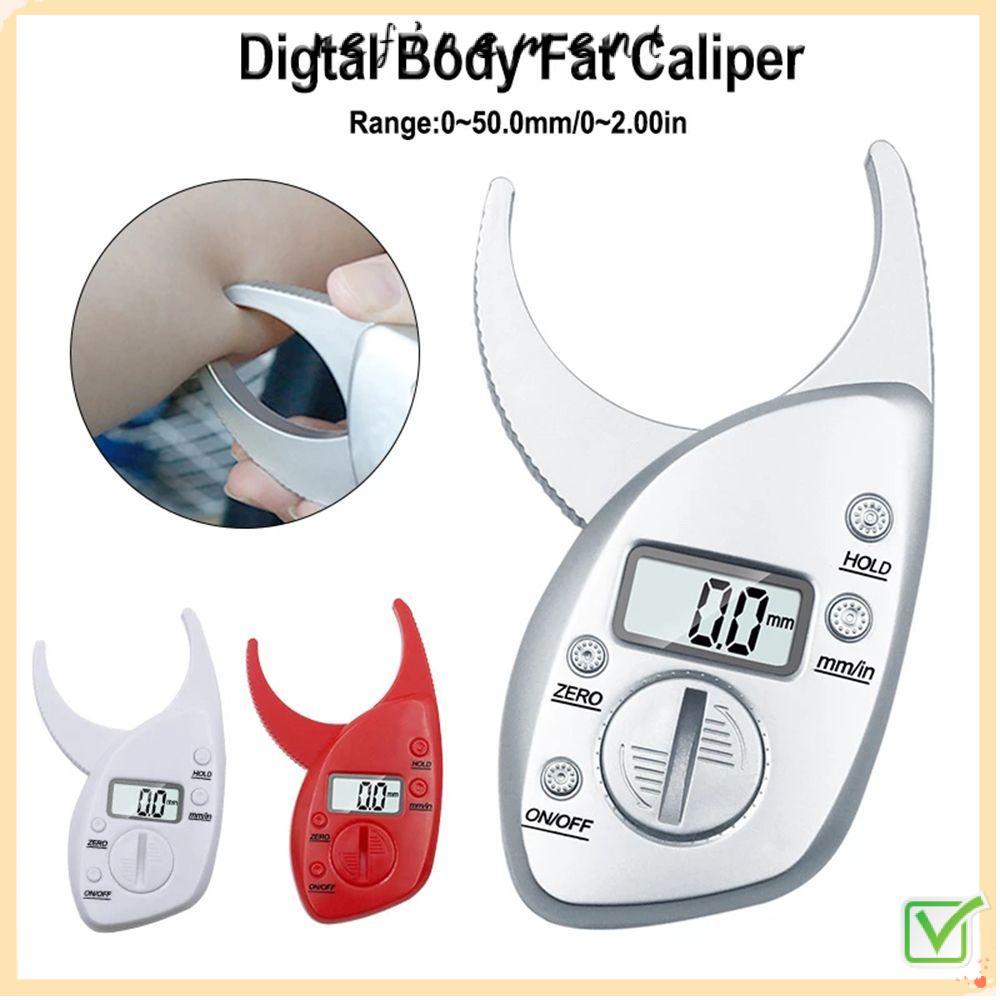 REFINEMENT Body Fat Caliper Digital Skinfold Slimming ความหนา Caliper เครื่องมือวัดไขมันอิเล็กทรอนิก