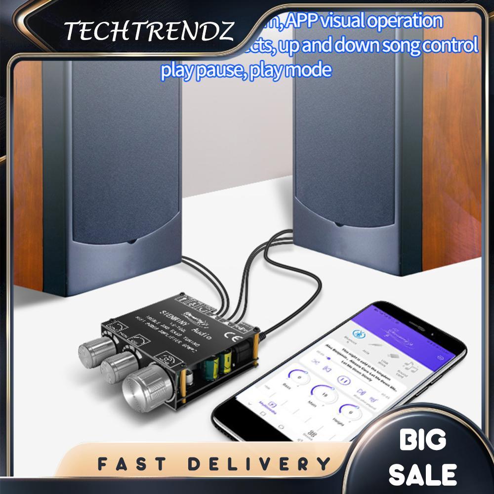 YS-T50L เครื่องขยายเสียงดิจิตอล APP ควบคุมบลูทูธที่รองรับ 5.1 Audio Power Amp 50W * 2 เครื่องเสียงบ้