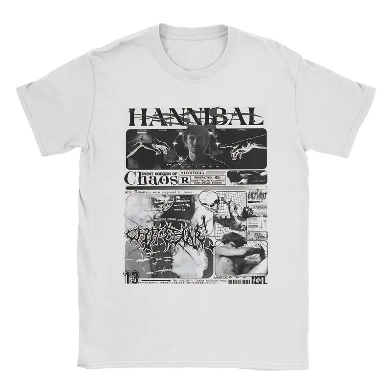 เสื้อยืดฮิปฮอป Event Horizon of Chaos NBC Hannibal สำหรับผู้ชาย คอกลม แขนสั้น ผ้าฝ้าย