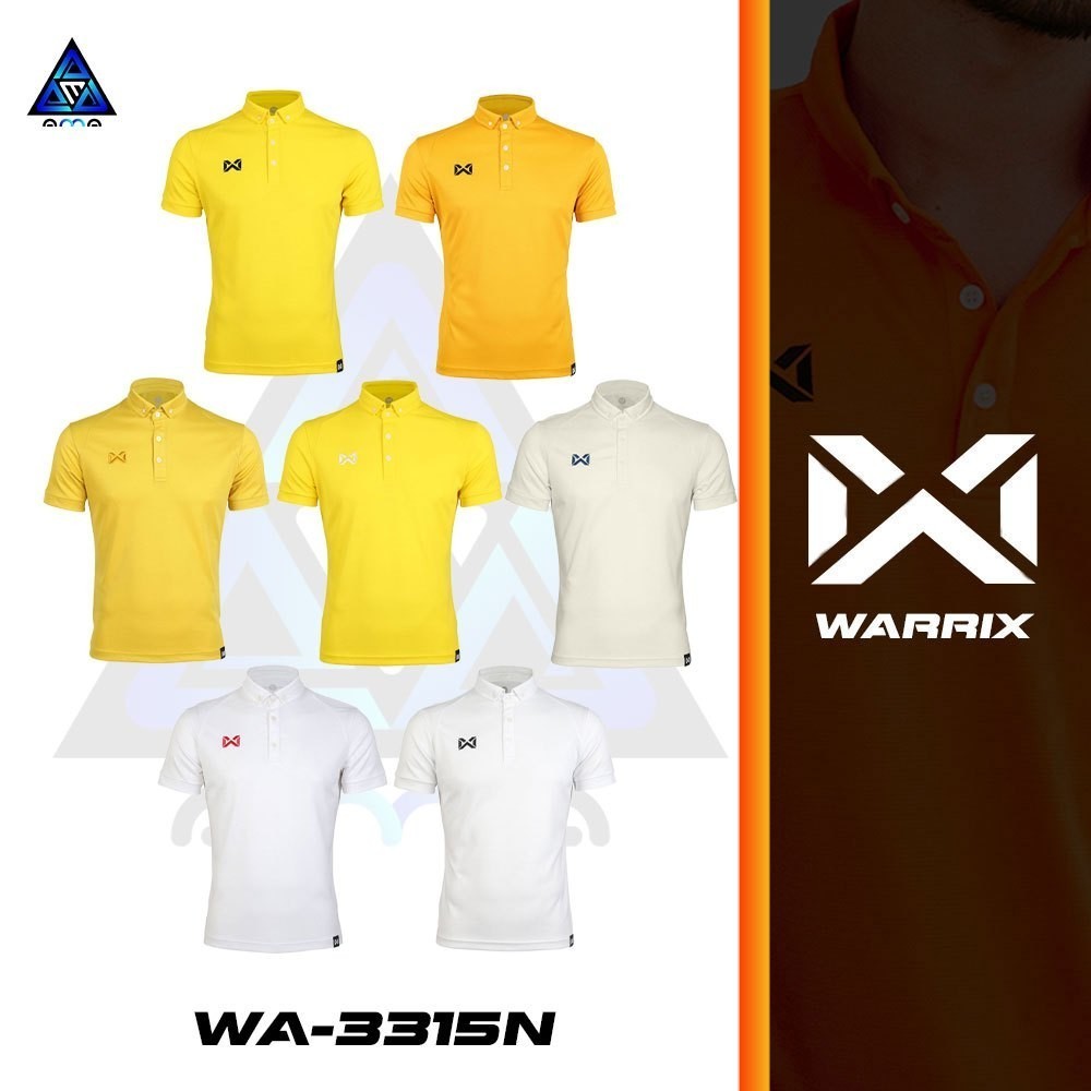 ลดแล้วลดอีก30% SS เสื้อ WARRIX รุ่น CLASSIC รหัส WA-3315N วาริกซ์เสื้อโปโล WARRIX ชุด 3 แท้100%